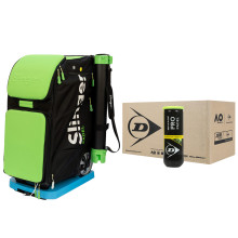 PACK SLINGER PADEL + SCATOLA DI 24 TUBI DUNLOP PRO PADEL